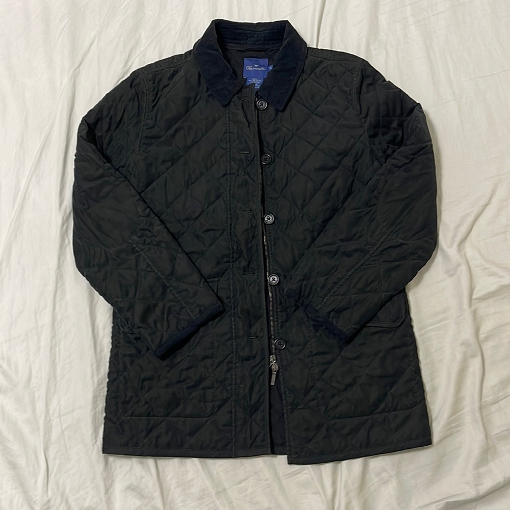 Façonnable Suede quilted winter jacket
